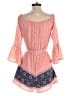 Design Lab Lord & Taylor 100% Polyester Paisley Pink Romper Size XS - photo 2
