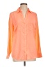 Attention 100% Polyester Color Block Orange 3/4 Sleeve Blouse Size L - photo 1