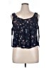 Good Luck Gem 100% Rayon Blue Sleeveless Blouse Size XL - photo 1