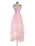 BCBGMAXAZRIA Solid Pink Cocktail Dress Size 2 - photo 2