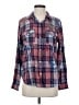 Johnny Was Plaid Blue Long Sleeve Button-Down Shirt Size S - photo 1