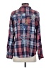 Johnny Was Plaid Blue Long Sleeve Button-Down Shirt Size S - photo 2