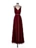Lulus Burgundy Cocktail Dress Size 6 - photo 1