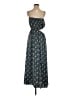 J.Crew 100% Polyester Paisley Gray Casual Dress Size M - photo 1