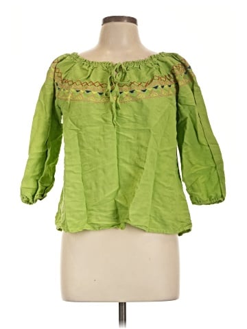 Appraisal 3/4 Sleeve Blouse (view 1)