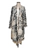 Blue Life 100% Rayon Silver Kimono Size M - photo 1