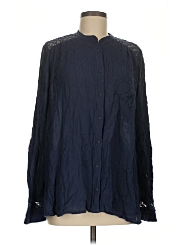 Free People Long Sleeve Button-Down Shirt (view 1)