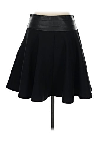 Milly Faux Leather Skirt (view 2)