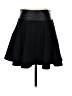 Milly Solid Black Faux Leather Skirt Size 4 - photo 2