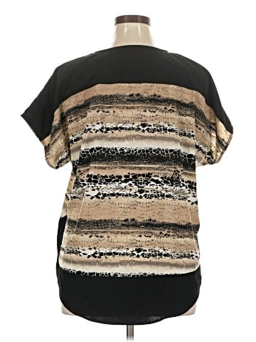 Dana Buchman Short Sleeve Blouse (view 2)