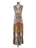 Apt. 9 Print Tan Casual Dress Size S - photo 1