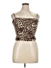 Qinsen Brown Sleeveless Top Size XL - photo 1