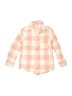 Carter's 100% Cotton Checkered-gingham Orange Long Sleeve Button-Down Shirt Size 4T - photo 1