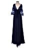 Assorted Brands 100% Polyester Blue Cocktail Dress Size 6 - photo 2