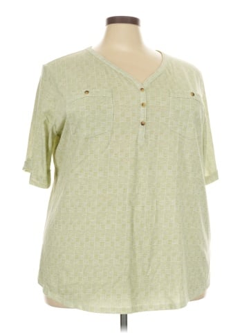 Croft & Barrow Short Sleeve Blouse (view 1)