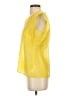 CAbi Yellow Sleeveless Blouse Size XS - photo 5