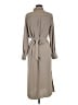 DKNY 100% Polyester Gray Casual Dress Size 8 - photo 2