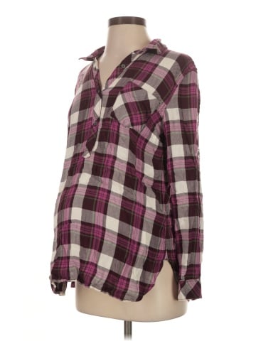 Gap - Maternity Long Sleeve Button-Down Shirt (view 1)