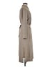 DKNY 100% Polyester Gray Casual Dress Size 8 - photo 4