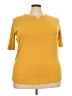 Appleseeds Yellow Short Sleeve Turtleneck Size 3X - photo 1