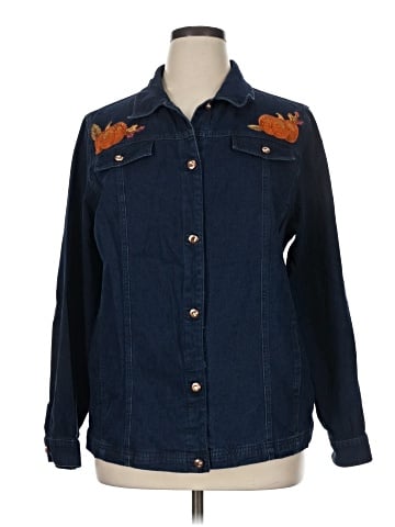 Quacker Factory Long Sleeve Button-Down Shirt (view 1)