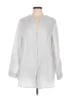 Sigrid Olsen 100% Linen Silver Long Sleeve Blouse Size L - photo 1