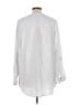 Sigrid Olsen 100% Linen Silver Long Sleeve Blouse Size L - photo 2