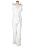 Superdown Solid White Jumpsuit Size S - photo 2