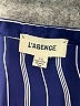 L'Agence Stripes Blue 3/4 Sleeve Button-Down Shirt Size Lg (3) - photo 7