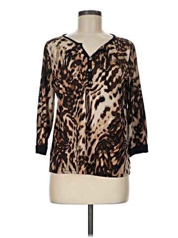 Notations 3/4 Sleeve Blouse (view 1)