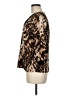 Notations Animal Print Brown 3/4 Sleeve Blouse Size M - photo 5