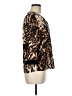 Notations Animal Print Brown 3/4 Sleeve Blouse Size M - photo 4