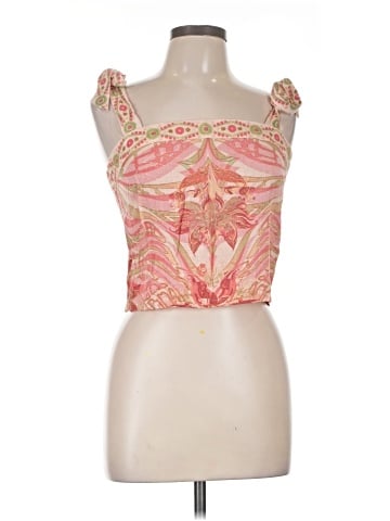 Rose + Olive Sleeveless Blouse (view 1)