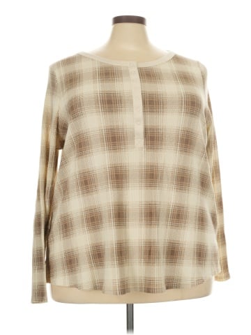 Terra & Sky Long Sleeve Blouse (view 1)
