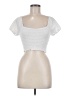 Aeropostale White Short Sleeve Top Size M - photo 1