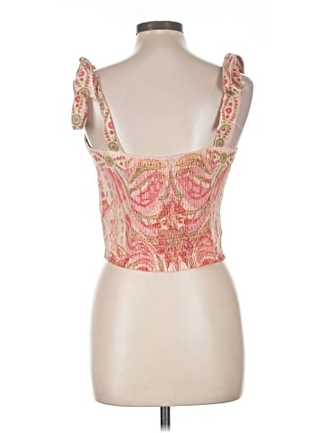 Rose + Olive Sleeveless Blouse (view 2)