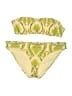 J.Crew Paisley Yellow Two Piece Swimsuit Size M - photo 1