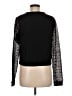 Maje 100% Cotton Black Long Sleeve Top Size Med (2) - photo 2