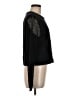 Maje 100% Cotton Black Long Sleeve Top Size Med (2) - photo 4
