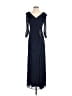 Alex Evenings 100% Polyester Blue Cocktail Dress Size 4 - photo 1