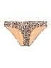 J.Crew Animal Print Tan Swimsuit Bottoms Size M - photo 1
