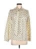 JCPenney Polka Dots Ivory Long Sleeve Blouse Size 12 - photo 1