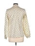 JCPenney Polka Dots Ivory Long Sleeve Blouse Size 12 - photo 2