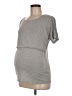 Smallshow Gray Short Sleeve T-Shirt Size Med Maternity - photo 1