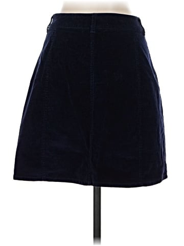 Buttons Denim Skirt (view 2)