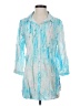 Alison Sheri Blue 3/4 Sleeve Blouse Size S - photo 1