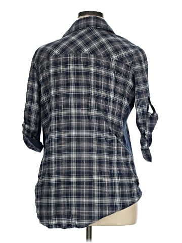 Maurices 3/4 Sleeve Button-Down Shirt (view 2)
