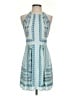 BCBGMAXAZRIA 100% Polyester Argyle Blue Casual Dress Size 0 - photo 1