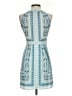 BCBGMAXAZRIA 100% Polyester Argyle Blue Casual Dress Size 0 - photo 2