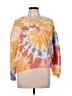 Rebellious. One Tie-dye Yellow Long Sleeve Top Size L - photo 1